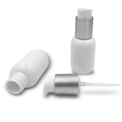 China Stylish 45ml PET/PP White Cosmetic Bottle Cosmetic Serum Bottles