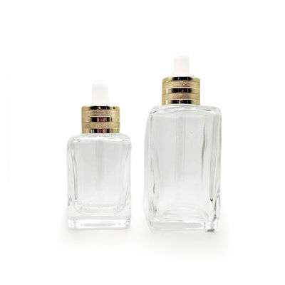 China OEM ODM 50 Ml Glass Dropper Bottles Recycable Empty Skincare Bottles