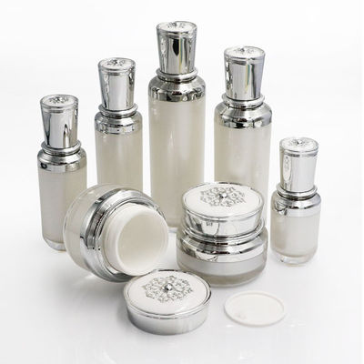 Luxury  15-50g Empty Cosmetic Packaging Set Cosmetic Bottle And Jar