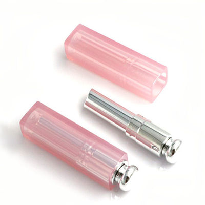 China OEM ABS Plastic Lipstick Container Pink Lipstick Tube Packaging