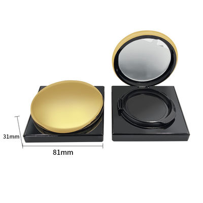 China Round Dewy Finish Snap Closure 15g Cushion Foundation Case With SPF 30